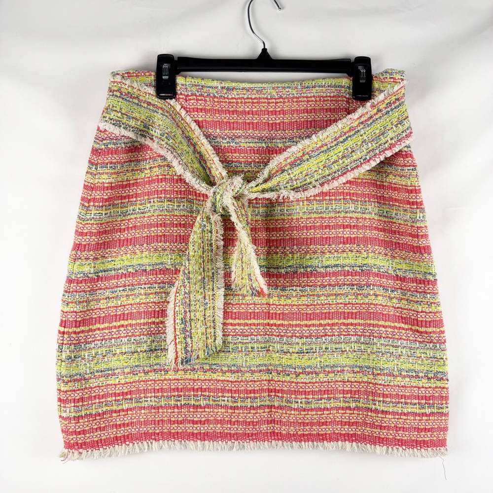 Sara Campbell “Duchessa” Multicolor Tweed Mini Skirt Size 12